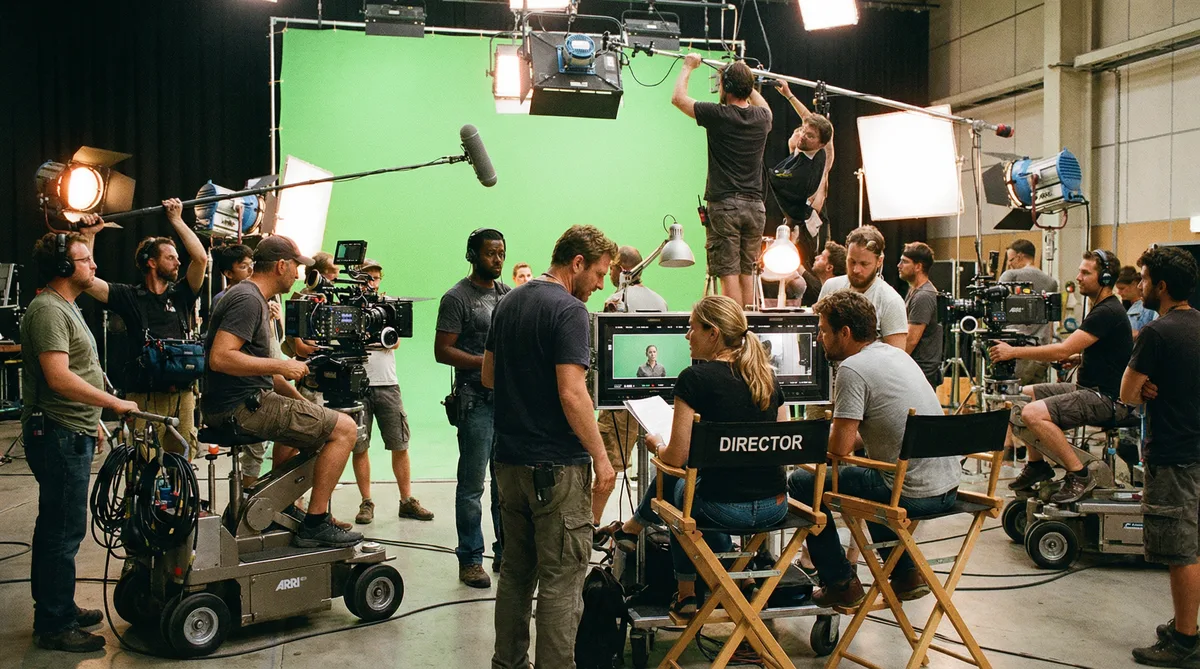 四虎视频国际影视合作拍摄现场实景